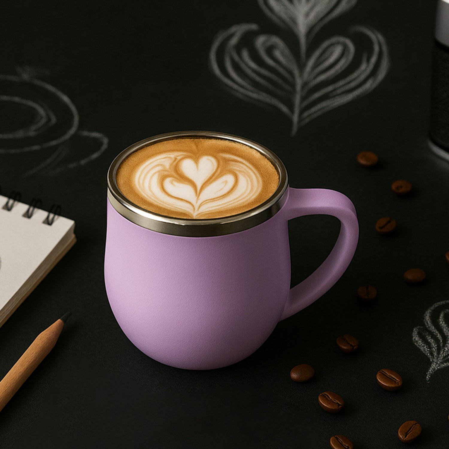 Apex Chit-Chat Double Wall Stainless Steel Mug Set (6Pc/200ml) Approx Apex Chit-Chat Double Wall Stainless Steel Mug Set (6Pc/200ml) Approx